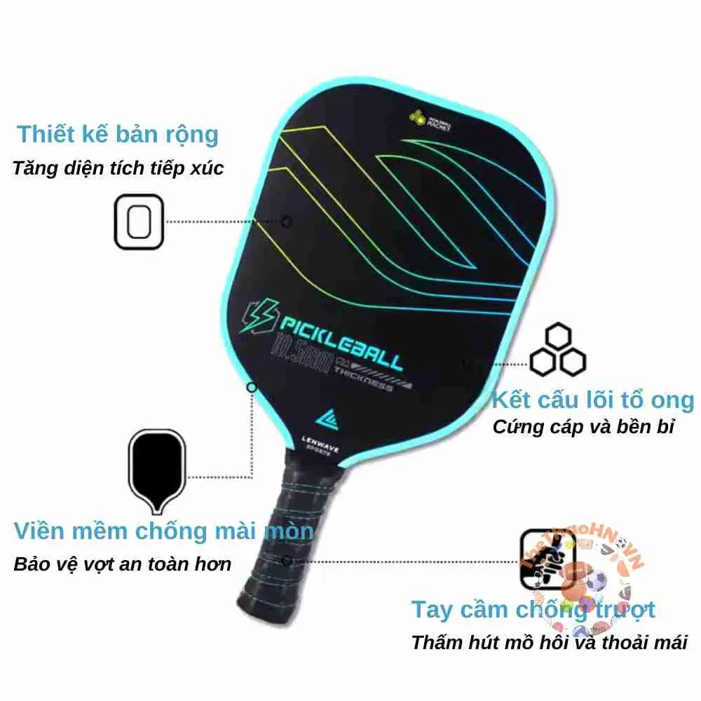 2011 pkb lenwave đơn - Vợt Pickleball Lenwave Đơn1.jfif (6).webp
