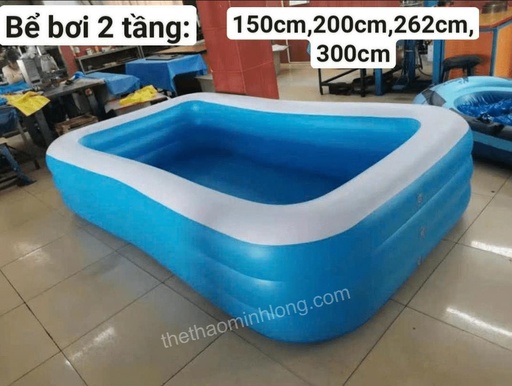 bể bơi chữ nhật 2 tầng 150cm - mã ML0036 (2,3 tầng 120,210cm)